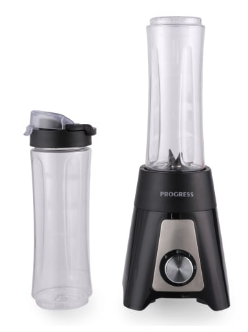 Smoothie-Mixer 400 W, 2 Geschwindigkeiten, 600 ml in Schwarz, 15 x 15 x 45 cm
