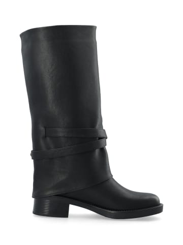 Kniehohe Stiefel in Black1