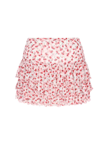 Women Skirt in red cherry