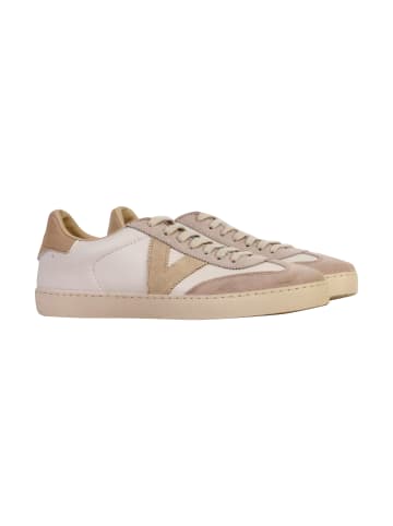 Leder-Sneaker Beige
