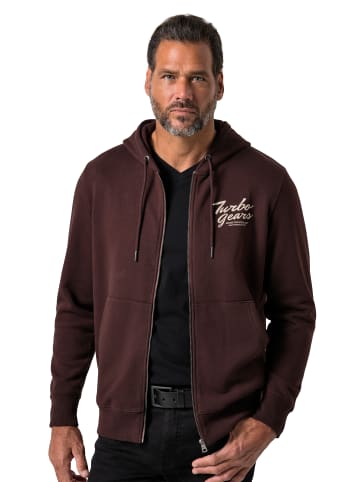 Sweatjacke in espresso