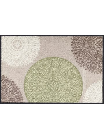 Fußmatte in beige/grün