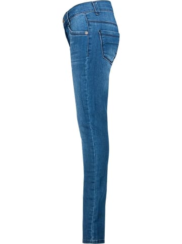 Jeggings Bundweite slim extra schmal in blue denim