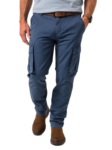 Cargohose lang in jeansblau