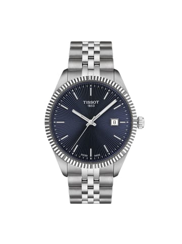 Unisexarmbanduhr Edelstahl Ballade blau 40 mm