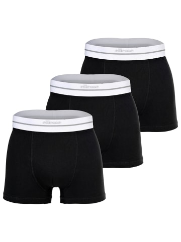Boxershort 3er Pack in Schwarz
