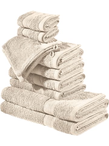Frottier Frottier-Set 10-teilig Chicago in beige