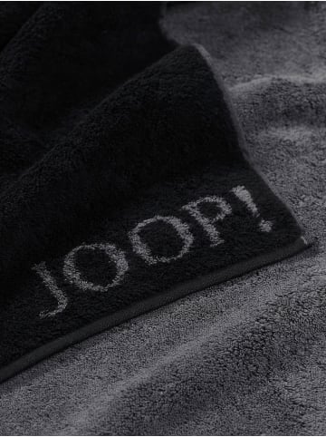JOOP! CLASSIC DOUBLEFACE Gästetuch 3er-Set 30x50 cm, Schwarz