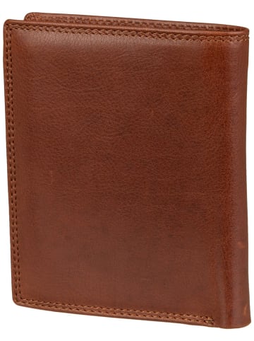 Geldbörse Waxy Vintage Kombibörse 2Tlg. RFID in Tobacco Nut