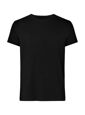 Unterhemd / Shirt kurzarm Bamboo in Schwarz