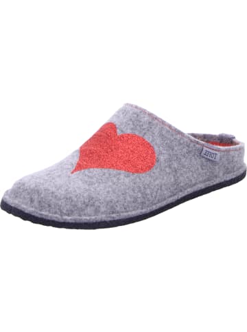 Pantoffel in grau