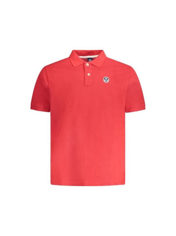 Rot Baumwolle Herren Polo
