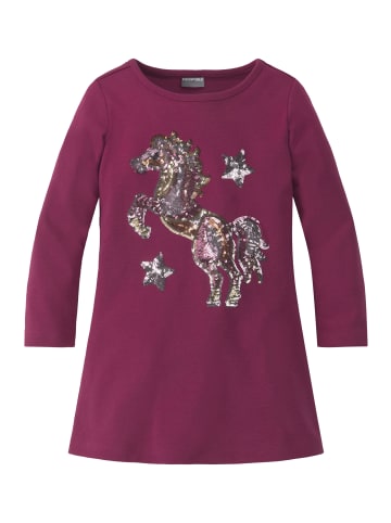 Langarmshirt in bordeaux