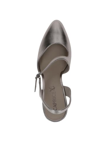 Slingpumps in TAUPE METALLIC