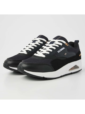 Sneaker Lennox in dunkelblau/schwarz/cognacfarben