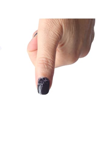 LAUED Nagelfolien marble in Black Marble