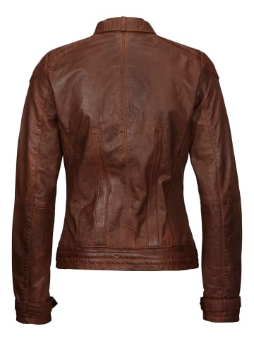 Lederjacke Ryana in oxblood