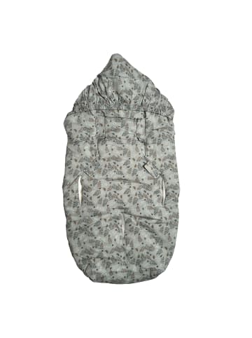 Babyschalenfußsack Jersey Hood Winter forrest green