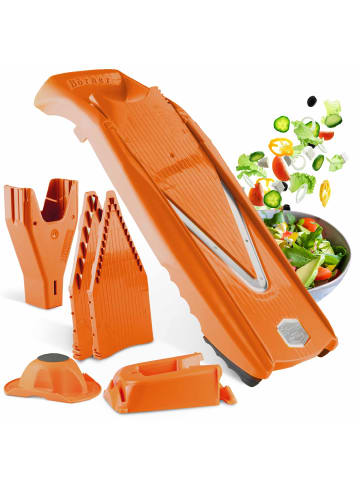 Gemüsehobel V5 PowerLine Profi Set in orange