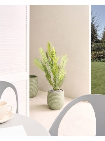 Outdoor Blumentopf LIVADIA in Grün - (W) 27 x (H) 32 x (L) 27 cm