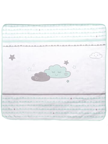Babydecke 'Happy Cloud' - 2-seitig aus Baumwolle / Plüsch