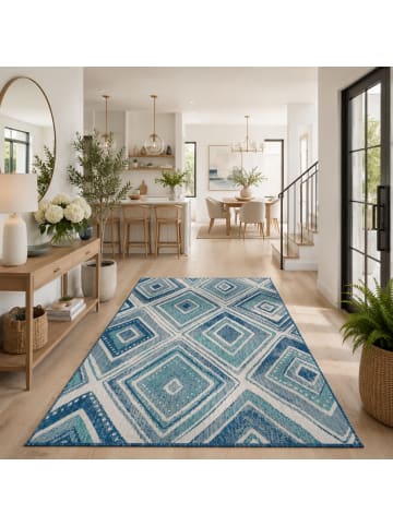 In- & Outdoor Teppich Carpetto in petrol