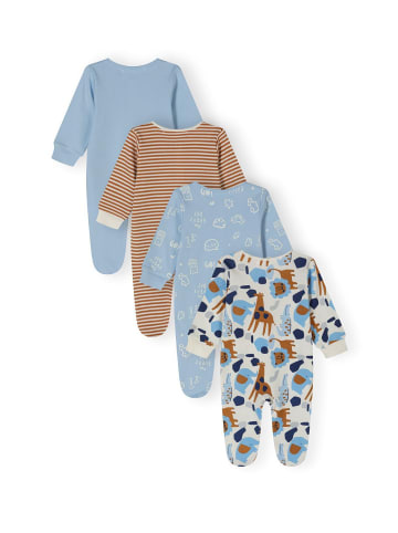 4er. Set: Strampler 24babypack1 in hellblau