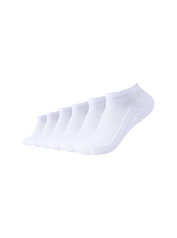 Sneakersocken ca-soft walk 6er Pack white