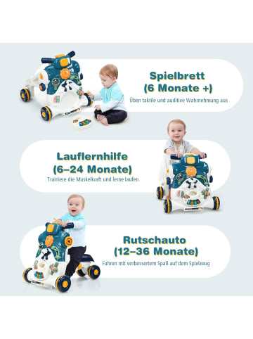 3 in 1 Lauflernwagen 6-36 Monaten in Blau