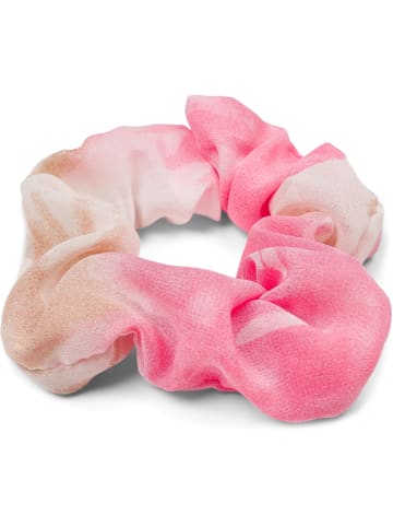 Scrunchie Haargummi in Koralle-Braun