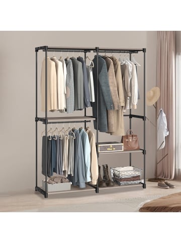 Kleiderschrank Rylan in Taupe - (B)43 x (H)182 x (T)138 cm