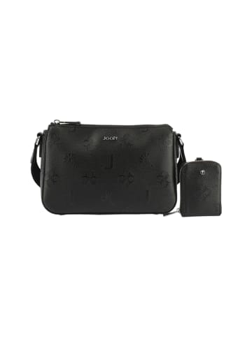 Schultertasche 'Decoro Stampa Jasmina in Schwarz 24,00 x 15,00 x 6,00 cm'