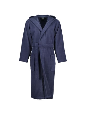 Cawö Home Bademäntel Herren Kapuze Uni 829 blau - 17 in blau - 17
