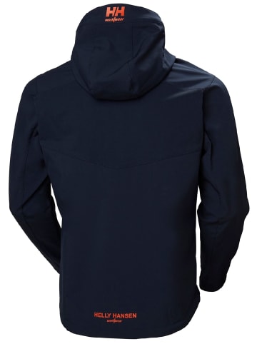 Softshelljacke in Blau