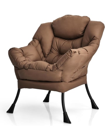 Sessel gepolstert Relaxsessel in Braun