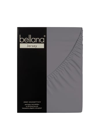 Bellana Jersey Spannbetttuch in grau