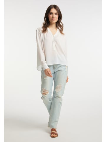 Damen Schlupfbluse in Wollweiss