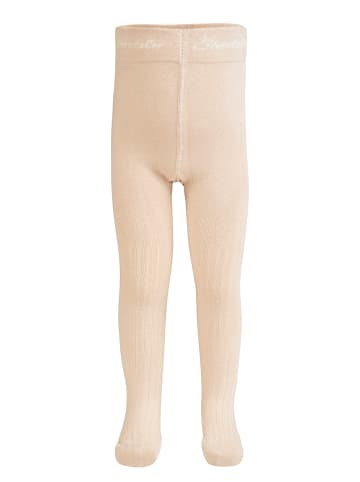 Strumpfhose Rippe in beige