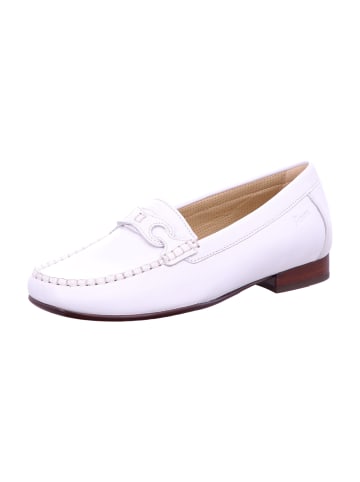 Mokassin Slipper in Weiß
