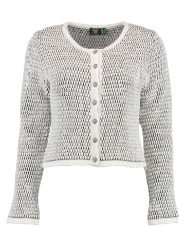 Strickjacke Qoriva in ecrue-anthrazit