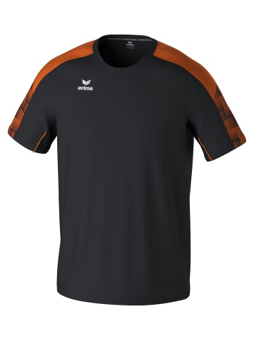 Kinder T-Shirt in schwarz/orange