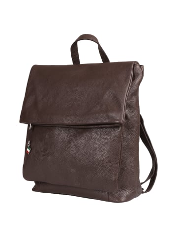 Florence Cityrucksack Leder dunkelbraun ca. 32cm