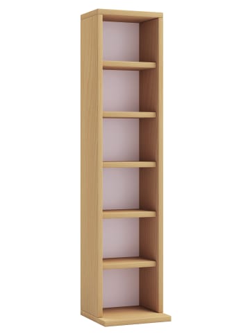 Holz CD DVD Stand Aufbewahrung Deko Regal Elementa in Buche