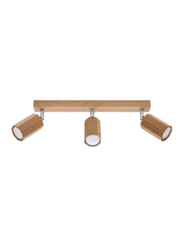 Deckenleuchte ALEN 3 Eiche holz (L)45cm (B)5cm (H)20cm