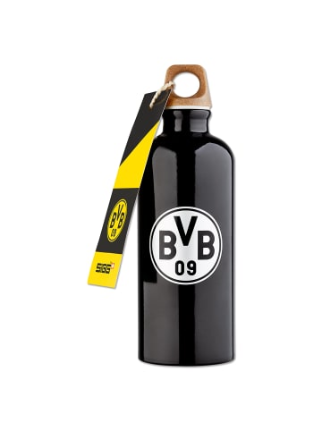 BVB SIGG Trinkflasche schwarz 0,6l in Schwarz