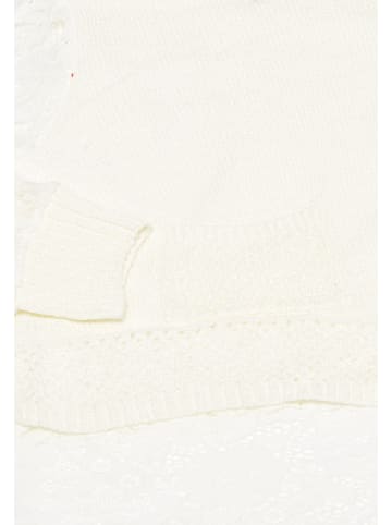 Damen Strickpullover in Wollweiss