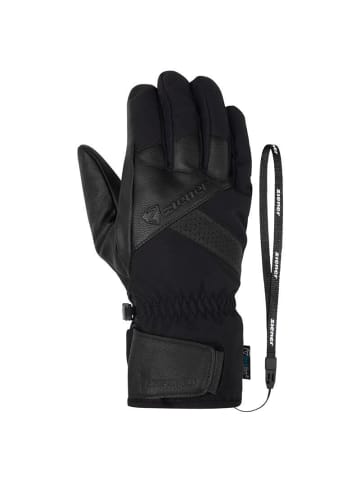 Finger Skihandschuhe in schwarz