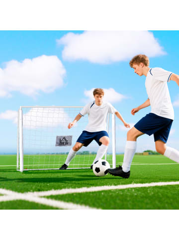Fußballtor,186L x 62B x 123H cm,Weiß