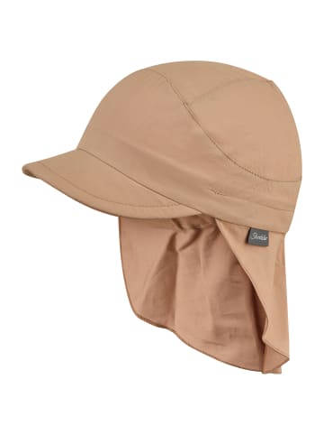 Schirmmütze mit Nackenschutz Basic in taupe