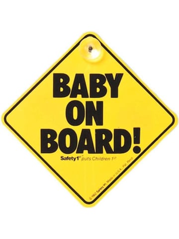 Baby on Board Schild in Gelb ab 0 Monate